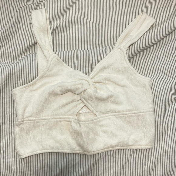 Madewell Tops - Madewell Twisted Crop Top